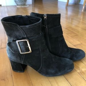Earthies Black Ankle Boots